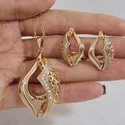 تصویر نیم ست ژوپینگ طرح طلا 