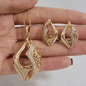 تصویر نیم ست ژوپینگ طرح طلا 