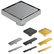 تصویر کفشوی با روکش سرامیکی شودر - کروم مات / 10 در 10 