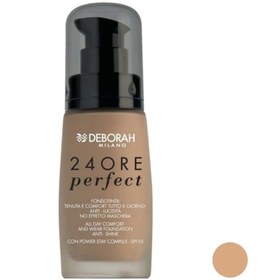 تصویر محصول نمونه تستی کرم پودر دبورا مدل 24Ore Perfect شماره 03 Deborah Model 24Ore Perfect No. 03 powder cream