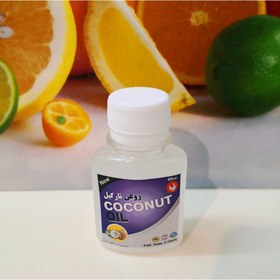 تصویر روغن نارگیل پامکا 60 سی سی روغن نارگیل خالص و خوراکی مناسب برای پوست و مو coconut oil