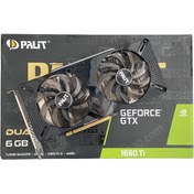 تصویر کارت گرافیک پالیت مدل PALIT GTX 1660 TI 6G DUAL 6GB GDDR6 استوک 