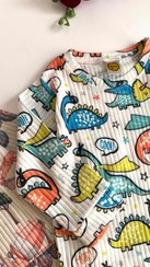 تصویر ست بلوزشلوار بچگانه ریلی - سایز 