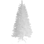 تصویر درخت کاج کریسمس سفید ( 180Cm ) 