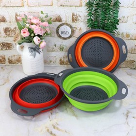 تصویر آبکش تاشو سیلیکونی یونیک 