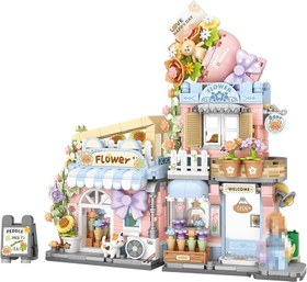 تصویر لگو دکوری ساختمان گل 