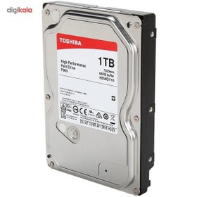 تصویر هارد دیسک اینترنال توشیبا مدل P300 با ظرفیت 1 ترابایت Toshiba P300 1TB Internal Hard Drive