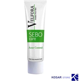 تصویر کرم ضد جوش و ضد آکنه ولفرا 30 ml اورجینال Sebo Care Acne Control Cream Velfora 30 ML