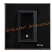 تصویر کلید و پریز ویرا مدل ویرا پرو کلاسیک مشکی Veera Switch And Sockets Pro Classic Black