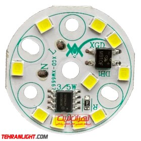 تصویر چیپ 5 وات مهتابی 220 ولت برند xgd 