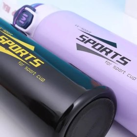 تصویر قمقمه 0.6 لیتری نی دار طرح Sport Sport design 0.6-liter Water Bottle