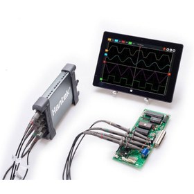 تصویر کارت اسیلوسکوپ 4کاناله Hantek 6104BC 100MHz digital oscilloscope 