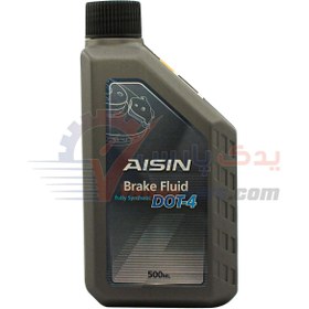 تصویر روغن ترمز آیسین DOt4 (500 میلی لیتر) ا AISIN BRAKE FLUID DOT 4 FULLY SYNTHETIC BFSD4500G 500ML AISIN BRAKE FLUID DOT 4 FULLY SYNTHETIC BFSD4500G 500ML