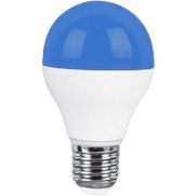 تصویر لامپ LED حبابی 9 وات رنگی E27 