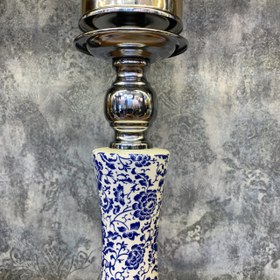 تصویر شمعدان قلم آبی 