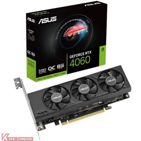 تصویر کارت گرافیک ایسوس مدل RTX4060-O8G-LP-BRK ASUS GeForce RTX 4060 LP BRK OC 8GB GDDR6 Graphic Card