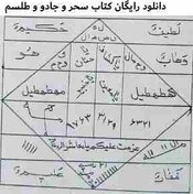 تصویر کتاب سحر و جادو قدیمی pdf دانلود 50 عدد 