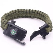 تصویر دستبند چندکاره پاراکورد مدل Tactical Paracord Bracelet model Tactical