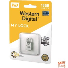 تصویر فلش مموری وسترن دیجیتال مدل My Lock ظرفیت 16 گیگابایت western digital 16g flash drive