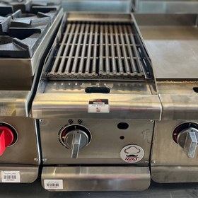 تصویر گریل گازی 30 سانت ذغالی 