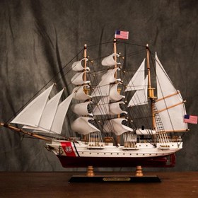 تصویر ماکت چوبی مدل کشتی US COASTGUARD 