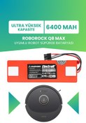 تصویر باتری و شارژر تعویض جاروبرقی ربات ROBOROCK Q8 MAX با ظرفیت فوق العاده بالا 6400MAH ELECTROLL 