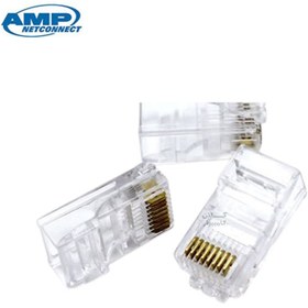 تصویر سوکت میان گذر CAT6 UTP RJ45 Cat6 UTP Network Socket