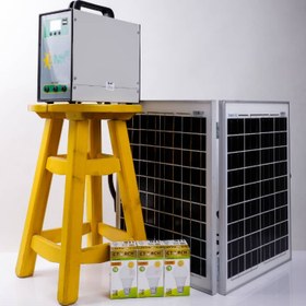 تصویر پکیج روشنایی همراه خورشیدی مدل DN600 solar package type DN600