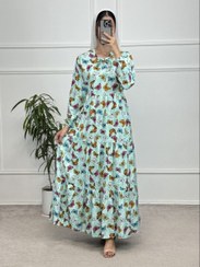 تصویر پیراهن نخ پروانه بقه بند 