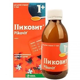 تصویر شربت مولتی ویتامین و اشتها آور 1+ سال پیکوییت Pikovit pikovit syrup code:518752