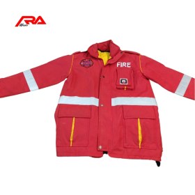 تصویر کاپشن آتش نشانی Fire jacket