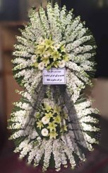 تصویر تاج گل ترحیم_41088 - گل پارسیان 