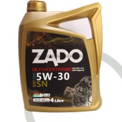 تصویر روغن موتور زادو 5W30 SN حجم 4 لیتری 