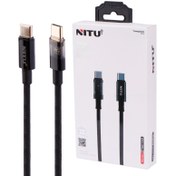 تصویر کابل تبدیل فست شارژ Nitu NC143 Type-C to Type-C 60W 1m Nitu NC143 Type-C to Type-C 60W 1m Cable