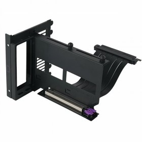 تصویر کابل و براکت نصب عمودی کارت گرافیک کولر مستر VER2 ا Cooler Master VER.2 Vertical Graphics Card Holder Kit With Riser Cable Cooler Master VER.2 Vertical Graphics Card Holder Kit With Riser Cable