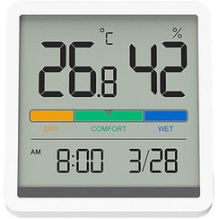 تصویر ساعت ، تقویم ، دماسنج و رطوبت سنج دیجیتالی شیائومی مدل MIIIW NK5253 Mute Temperature and Humidity Clock 