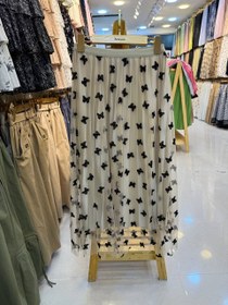 تصویر دامن ۲رو تور ساتن کد ۲۴۵۶ 