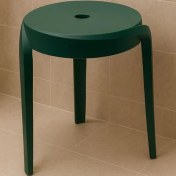 تصویر صندلی حمام رنگ مشکی 