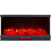 تصویر شومینه برقی سه بعدی طول 100 سانتی متر 100 cm long 3d electric fireplace