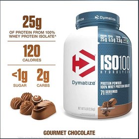 تصویر پروتئین ایزوله دایماتیز 2.3 کیلویی Dymatize ISO 100 Protein 