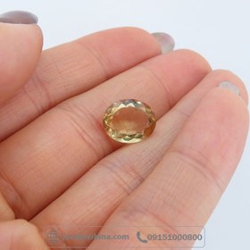 تصویر نگین انگشتر سیترین آفریقایی _کد:۳۴۳۰۱ 