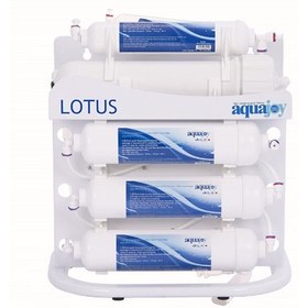 تصویر تصفیه آب خانگی آکواجوی مدل لوتوس Lotus (ارسال و نصب رایگان) - رنگ:سفید 