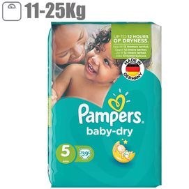 تصویر پوشک پمپرز مدل Baby Dry سایز 5 بسته 39 عددی 