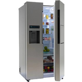 تصویر یخچال فریزر ساید بای ساید اسنوا 32 فوت سری هارمونی مدل S1Di-M210 Snowa S1Di-M210-S Side By Side Refrigerator