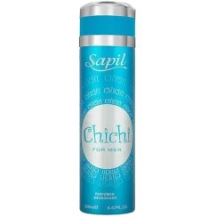 تصویر اسپری بدن مردانه مدل Chi Chi Blue حجم 200 میل ساپیل Sapil men's body spray, Chi Chi Blue model, volume 200 ml