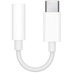 تصویر مبدل USB-C به جک 3٫5 میلی متری اپل (Apple) کابل تبدیل