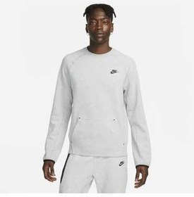 تصویر سویشرت ورزشی مدل Nike Sportswear Tech Fleece OG رنگ خاکستری تیره هدر/سیاه مردانه نایک 