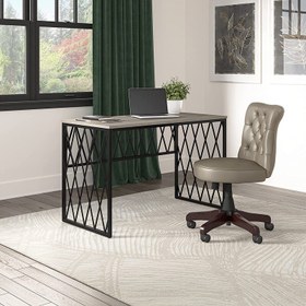 تصویر میز اداری چوب فلز مدل داتیس DESK AYRIC MODEL