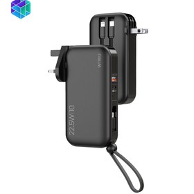 تصویر پاوربانک شارژ سریع ویوو JC-23 و 10000mAh WiWU Fast Charging Power Bank JC-23 10000mAh