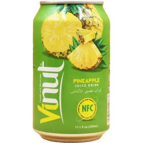 تصویر آبميوه اناناس وينوت قوطی 330 ميل Vinut مدل Pineapple Juice Vinut Pineapple Juice 330ml